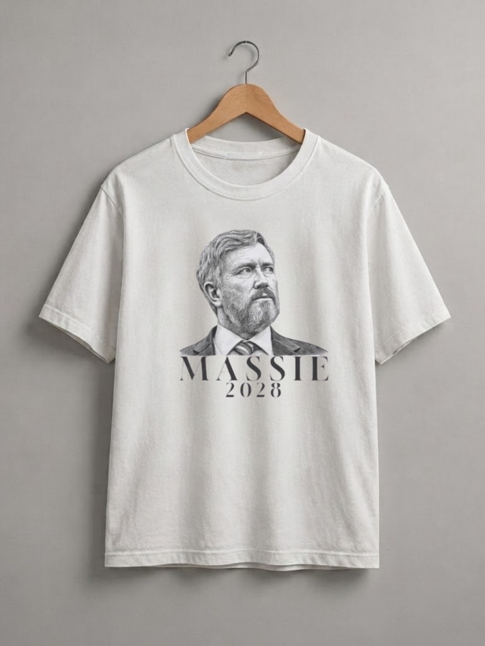 White Massie 2028 Graphic Tee